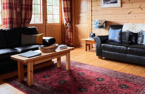 Marybank Cabin | Rowan Lodge at Big Sky. Family friendly cabin in the Scottish Highlands.