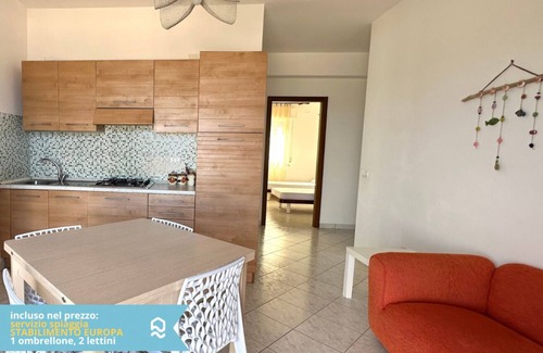 Marcelli Apartment | RS321 - Marcelli, three-room apartment facing the sea with beach included