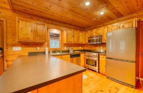 Suches Cabin | Ruhewald Cabin - Hot Tub, 3 Creeks w/Waterfalls, Remote
