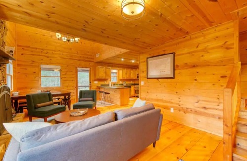 Suches Cabin | Ruhewald Cabin - Hot Tub, 3 Creeks w/Waterfalls, Remote