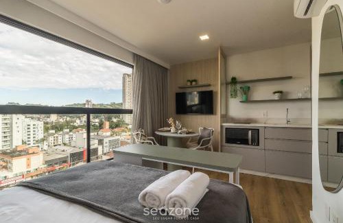 Itoupava Seca Apartment | RUP - Studios Equipados em Prédio com Piscina