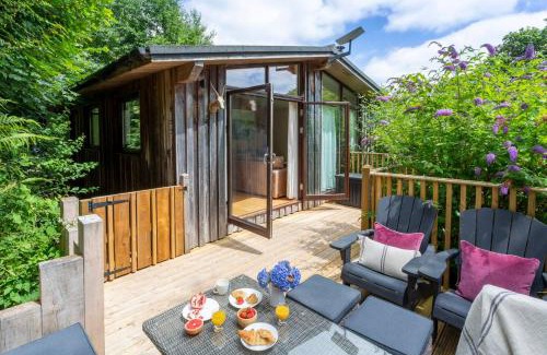 Chillington House | Rural Woodland Lodge With Log Fire & Sunny Deck