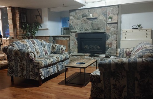 St. Williams House | Rustic 2 bedroom home with indoor fireplace.