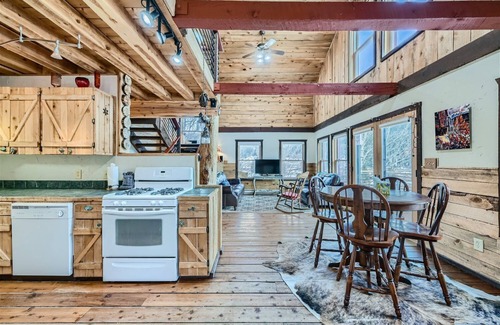 Alma Cabin | Rustic Alpine Cabin w/Game Loft, Hot Tub & Views