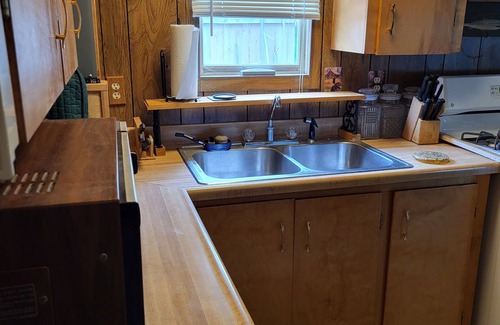 Harrison Cabin | Rustic and Eclectic open floor Plan Cabin with Canal view In Cranberry lake 😋.