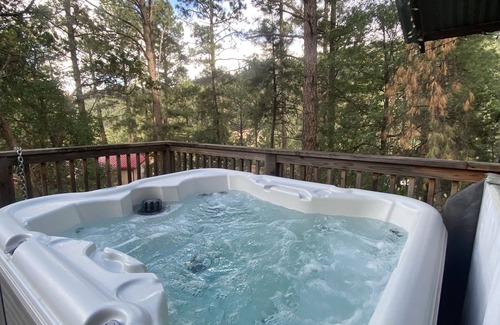 Ruidoso Cabin | Rustic Cabin in the Heart of Ruidoso with Hot Tub!
