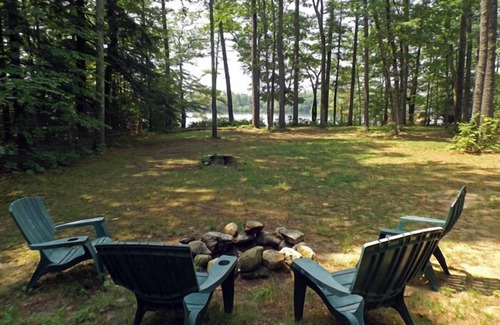 Gray Cottage | Rustic classic Maine cottage with 450' of shared sandy beach on Little Sebago