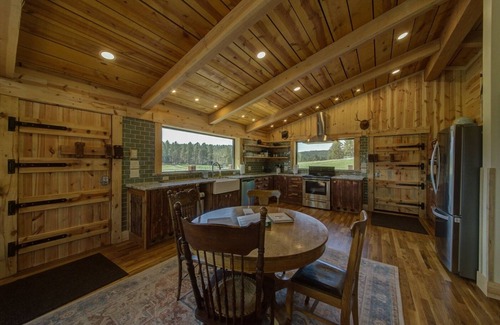Colonial Pine Hills Cabin | Rustic Custom Timber Frame Cabin