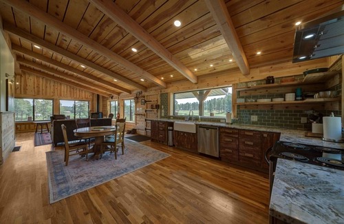 Colonial Pine Hills Cabin | Rustic Custom Timber Frame Cabin