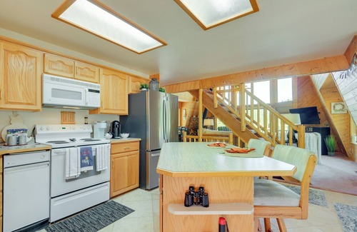 Duck Creek Village Cabin | Rustic Duck Creek Village Cabin w/Decks!