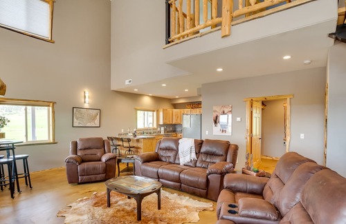 Piedmont House | Rustic Home w/ Grill, Fireplace, 13 Mi to Sturgis!