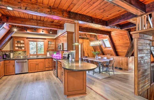 LaFayette House | Rustic LaFayette A-Frame Cabin with Game Room!