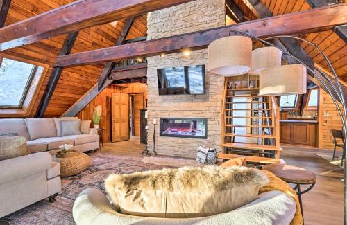 LaFayette House | Rustic LaFayette A-Frame Cabin with Game Room!