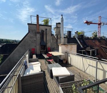District 8 House | Rustic lakeside gem with rooftop looking to Zurich see