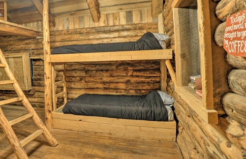 Mancos Apartment | Rustic Log Cabin on 1,000 Acres Near Mesa Verde!