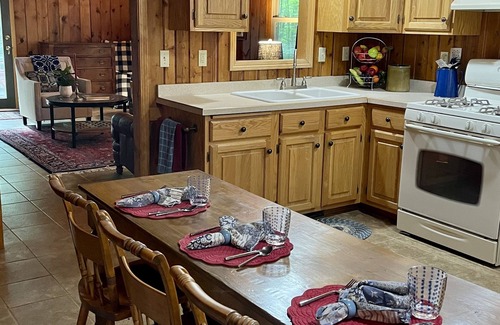 Harrison Cabin | Rustic Pines - Woods, Water and Nature to Relax & Unwind.