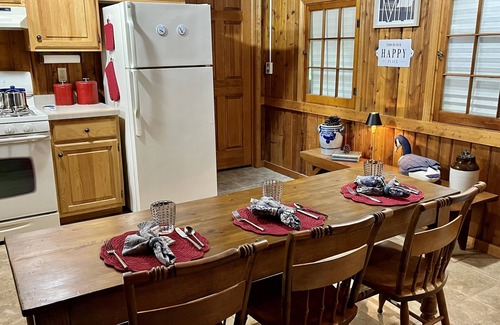Harrison Cabin | Rustic Pines - Woods, Water and Nature to Relax & Unwind.