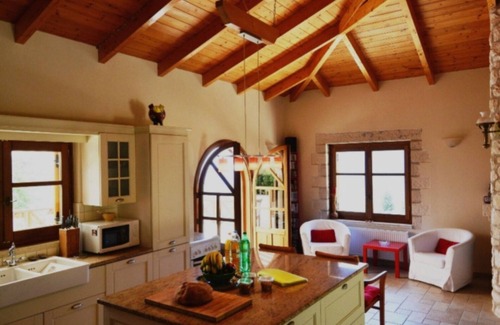 Vournikas Villa | Rustic Villa With Breathtaking Views of Sea & Valley