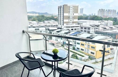 Bandar Puchong Jaya Apartment | SA 1-10PAX SkyPod Puchong 2Room IOI Mall LRT WiFi
