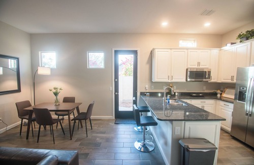 Layton Lakes House | Safe private Casita across from large Lake & Park - w/Garage, AC, WiFi, 120" TV