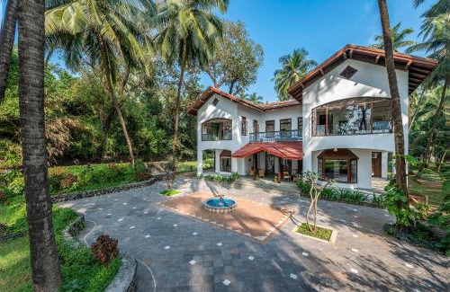 Raigad Villa | SaffronStays Thalassea, Alibaug - picturesque sea-facing villa with colonial decor