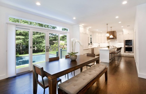 Sag Harbor House | Sag Harbor Modern Home, Heated Salt Water Pool, Walk to Beach, Walk to Village