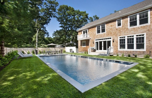 Sag Harbor House | Sag Harbor Modern Home, Heated Salt Water Pool, Walk to Beach, Walk to Village