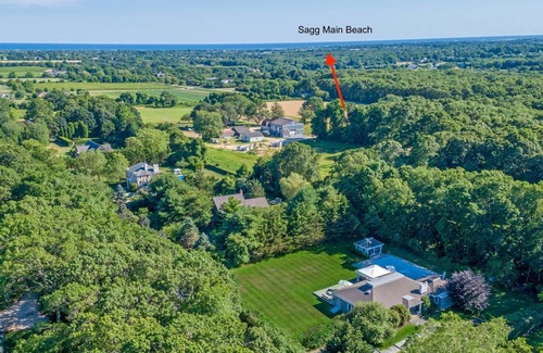 Sagaponack House | SAGAPONACK POST MODERN HOUSE-4BDR / 4 BATH, Pool House,1.2mi to Sagg Main Beach