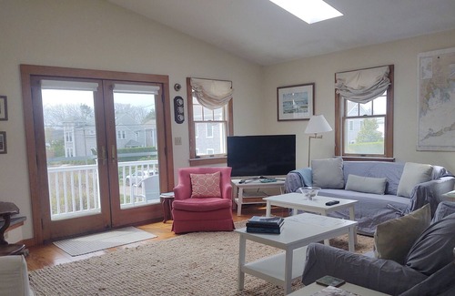 Little Compton House | Sakonnet Point. Quick walk to beach & harbor. View of Round Pond and Ocean.