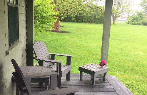 Little Compton House | Sakonnet Point water view cottage with 8 minute walk to idyllic private beach .