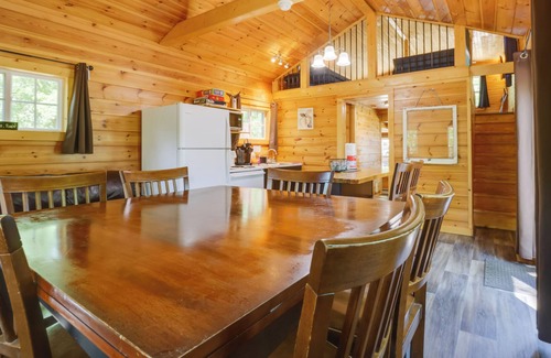 Sallisaw Cabin | Sallisaw Cabin with Deck and Community Amenities!