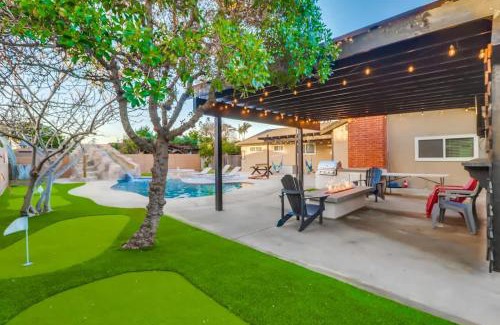 Lincoln Acres House | Salt Water Pool & Mini Golf Close to Downtown