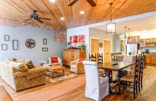 Saluda House | Saluda Proper | Contemporary Home in Downtown Saluda with Hot Tub
