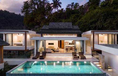 Lamai Villa | Samui Seaview Rainforest Infinity Pool Villa With 3 Beds Suits With Housekeeper