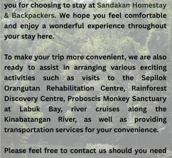 Sandakan Apartment | Sandakan Homestay & Backpackers