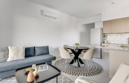Agia Fyla Apartment | Sanders Triple - Cozy 1-Bdr Apt with Balcony