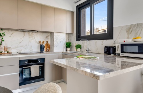Agia Fyla Apartment | Sanders Triple - Nice 1-bdr Apt With Balcony
