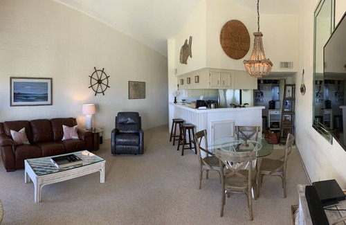 South Padre Island Condo | Sangria Condominiums #209 - Updated, Vaulted Ceilings. Beach Front & Views!