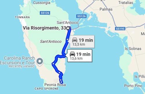 Sant'Antioco House | Sant Antioco Yellow Apartment with 2 Way Air Con