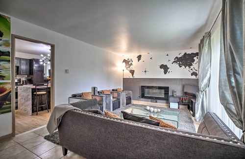 Sauk Village House | Sauk Village Ranch Home w/Yard + Fireplace!