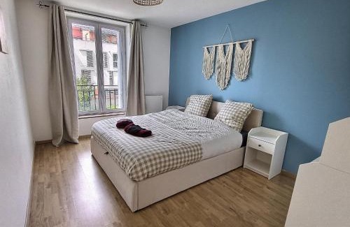 Corbeil-Essonnes Apartment | Scandi'Nest 2 Rooms & Terrace