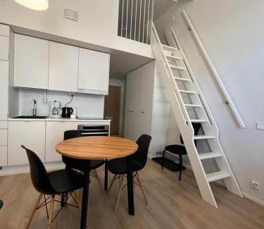 Turku Apartment | Scandinavian loft 1BR apartment near city centre