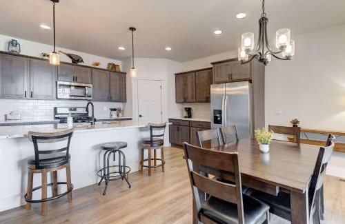 Bozeman House | Scenic Modern Home with Private Patio & Fireplace