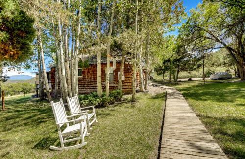 Glenwood Springs House | Scenic Mount Sopris View Historic Alpine Cabin!