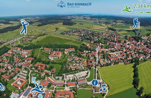 Bad Birnbach Apartment | Schöne Ferienwohnung mit Terrasse und Wlan