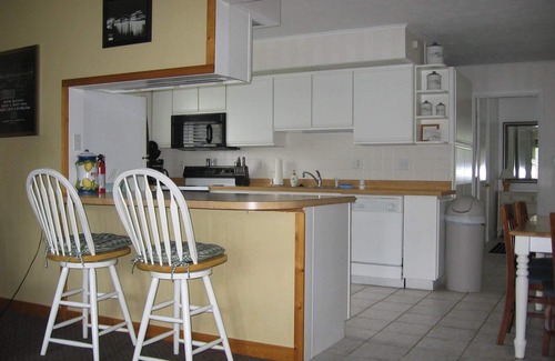Lakeview House | Schmucker Rentals, Tecumseh Island. Great fishing off the point.