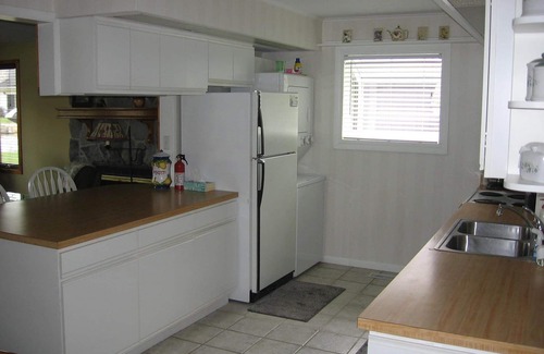 Lakeview House | Schmucker Rentals, Tecumseh Island. Great fishing off the point.