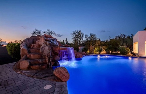 North Scottsdale House | Scottsdale Luxury Villa Pool, Hot Tub, & Games