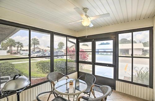 Highland Villa | Screened Patio and Grill at Sebring Resort Community