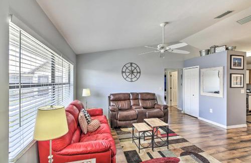 Highland Villa | Screened Patio and Grill at Sebring Resort Community